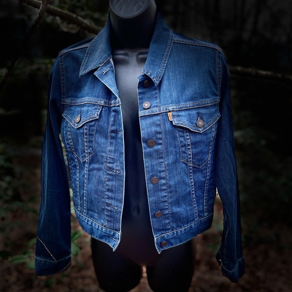 Orange Tab Levi’s Denim Jacket - Picture 7 of 8